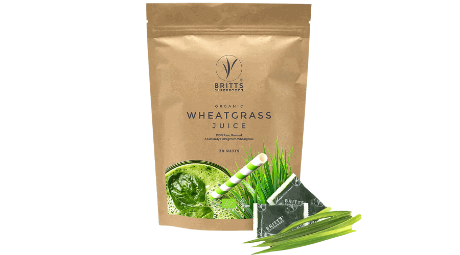 Britt's Superfoods Organic Wheatgrass Juice Bag